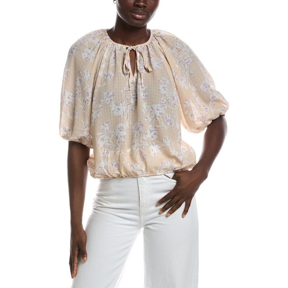 Renee C Womens  Long Sleeve Top, Brown